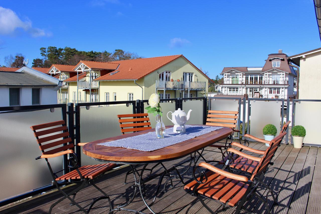 Strandnahe Fewo Mit 3 Schlafzimmern Und Balkon, Villa Vergissmeinnicht 02, 宾茨 外观 照片